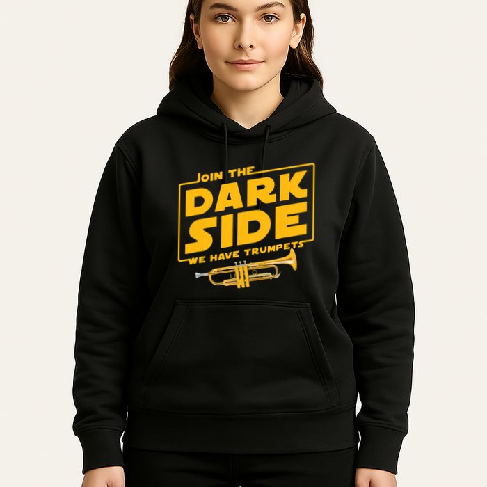 Join The Dark Side Trumpet Player Hoodie