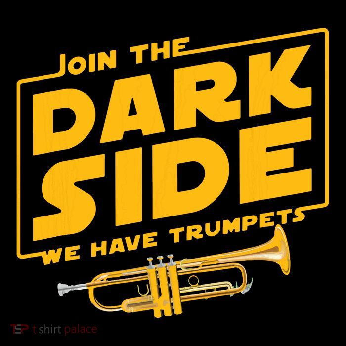 Join The Dark Side Trumpet Player Hoodie
