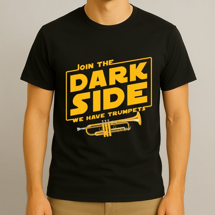 Join The Dark Side Trumpet Player T-Shirt