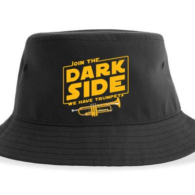 Join The Dark Side Trumpet Player Sustainable Bucket Hat