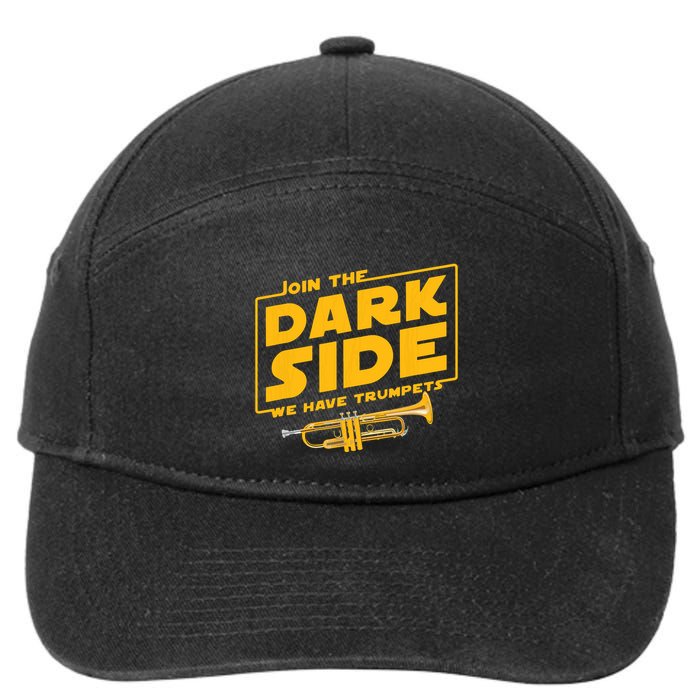 Join The Dark Side Trumpet Player 7-Panel Snapback Hat