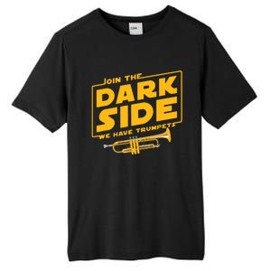 Join The Dark Side Trumpet Player Tall Fusion ChromaSoft Performance T-Shirt