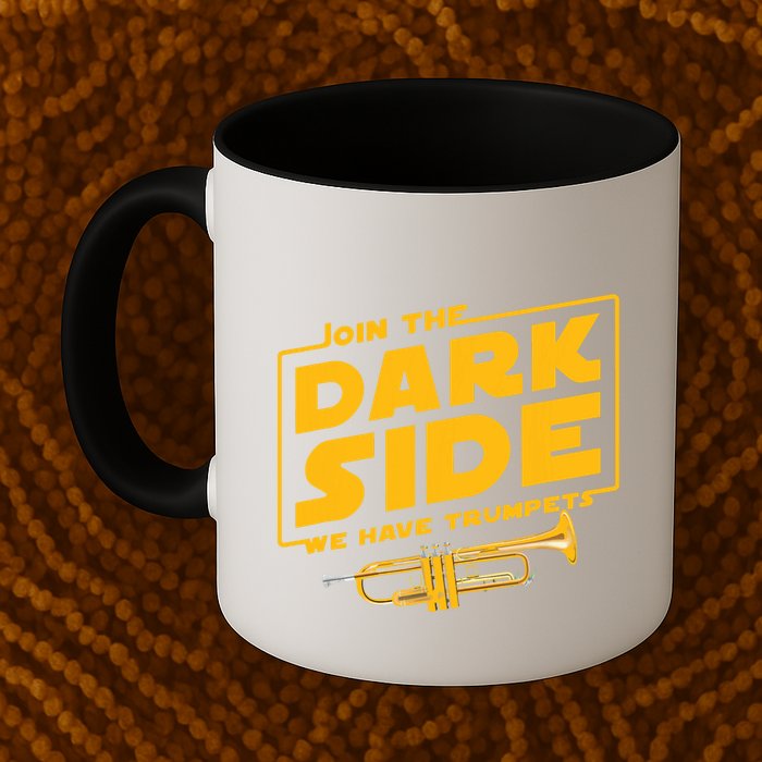 Join The Dark Side Trumpet Player Mug