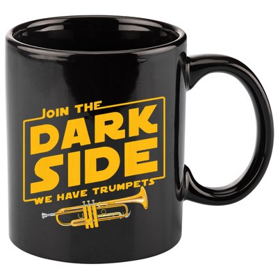 Join The Dark Side Trumpet Player 11oz C Handle Ceramic Mug
