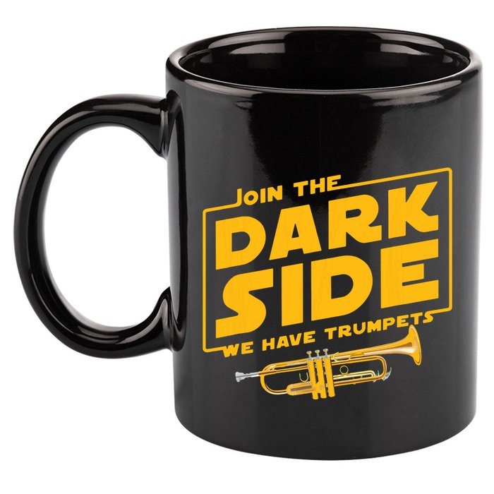Join The Dark Side Trumpet Player 11oz C Handle Ceramic Mug