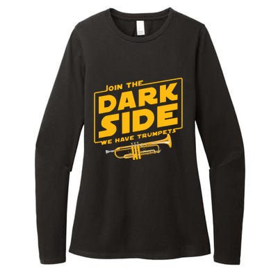 Join The Dark Side Trumpet Player Womens CVC Long Sleeve Shirt