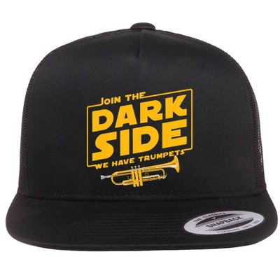 Join The Dark Side Trumpet Player Flatbill Hat