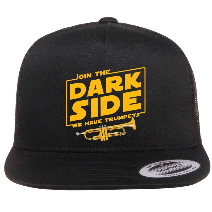 Join The Dark Side Trumpet Player Flatbill Hat