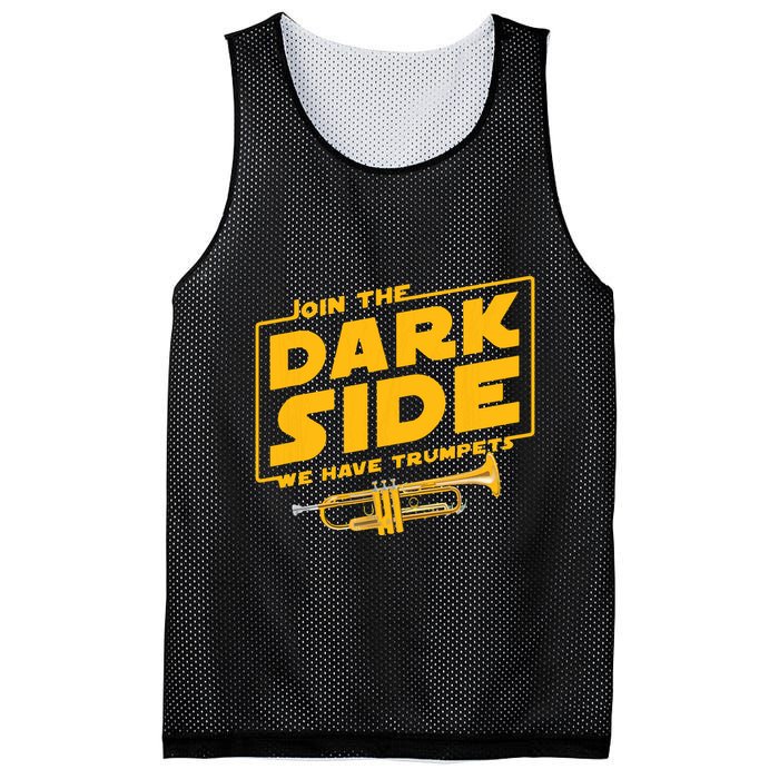 Join The Dark Side Trumpet Player Mesh Reversible Basketball Jersey Tank