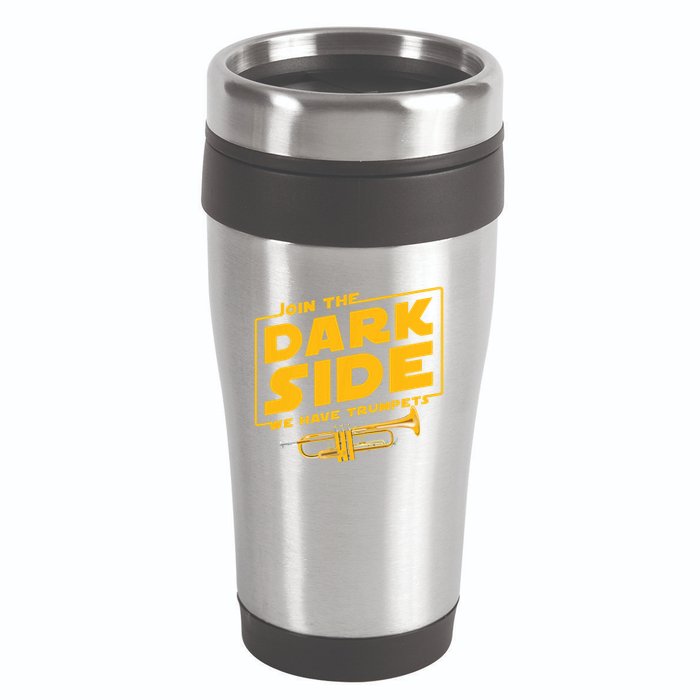 Join The Dark Side Trumpet Player 16oz Travel Tumbler