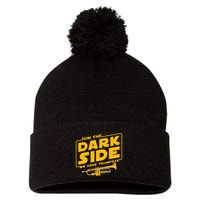 Join The Dark Side Trumpet Player Pom Pom 12in Knit Beanie