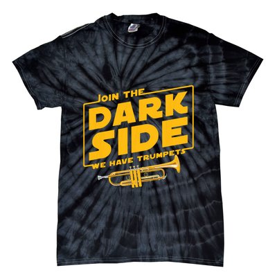 Join The Dark Side Trumpet Player Tie-Dye T-Shirt