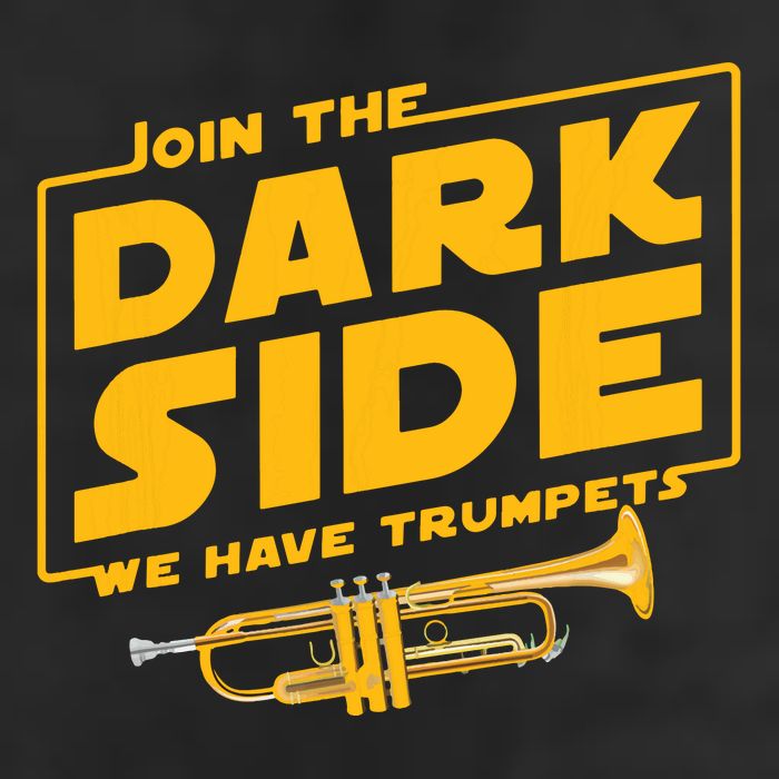 Join The Dark Side Trumpet Player Trucker Hat