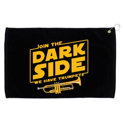 Join The Dark Side Trumpet Player Grommeted Golf Towel