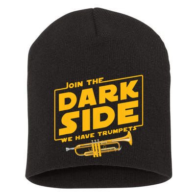 Join The Dark Side Trumpet Player Short Acrylic Beanie