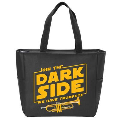 Join The Dark Side Trumpet Player Zip Tote Bag