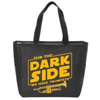 Join The Dark Side Trumpet Player Zip Tote Bag