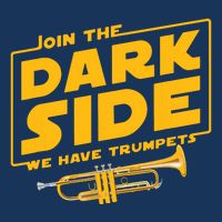 Join The Dark Side Trumpet Player Infant Baby Jersey Bodysuit
