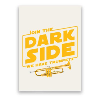 Join The Dark Side Trumpet Player Poster