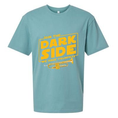 Join The Dark Side Trumpet Player Sueded Cloud Jersey T-Shirt
