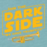 Join The Dark Side Trumpet Player Sueded Cloud Jersey T-Shirt