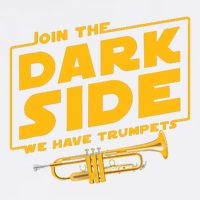 Join The Dark Side Trumpet Player Garment-Dyed Sweatshirt