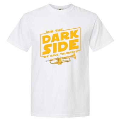 Join The Dark Side Trumpet Player Garment-Dyed Heavyweight T-Shirt