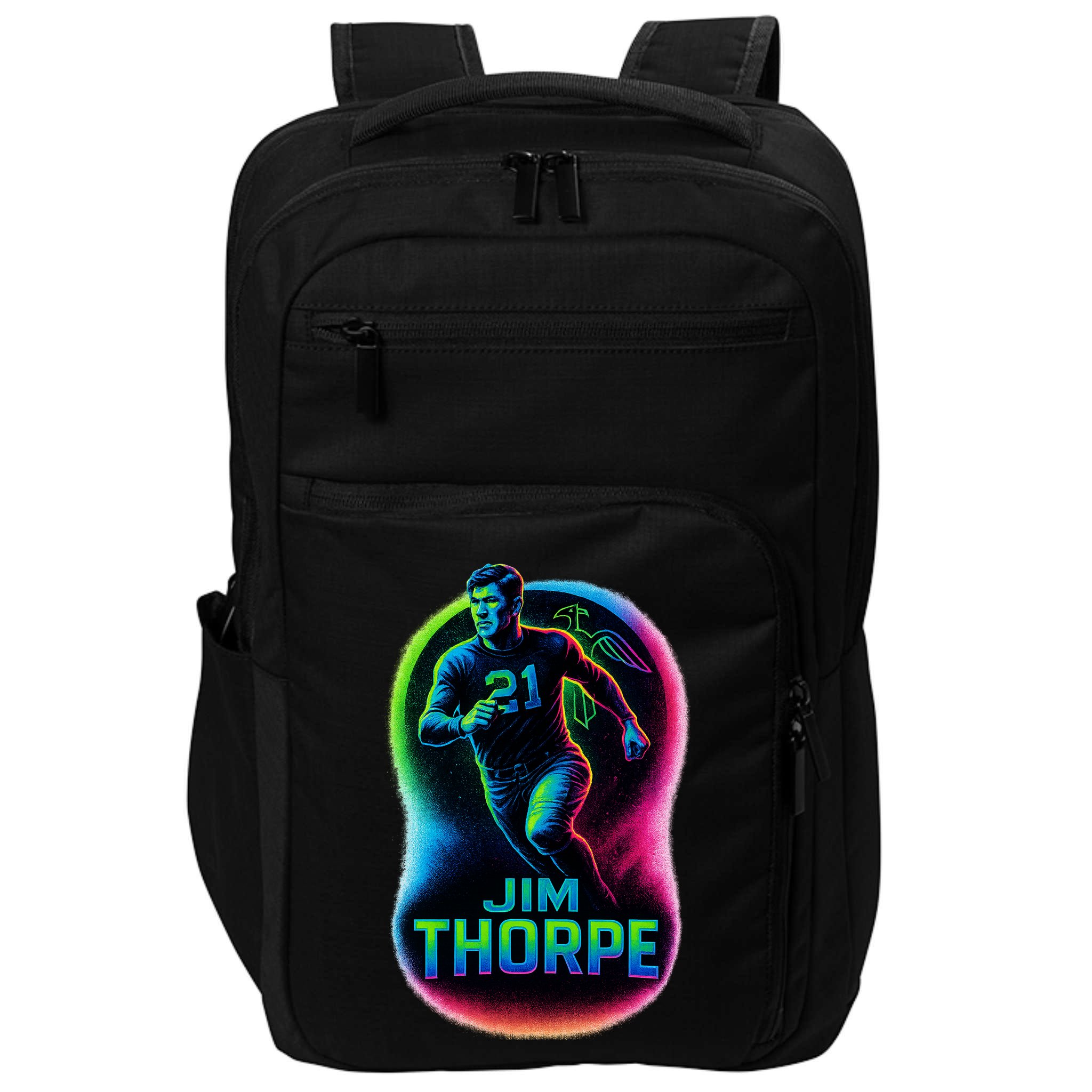 Jim Thorpe Epic Neon Pose Impact Tech Backpack