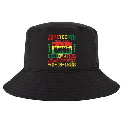 June Teenth Flag Celebrating Black Freedom Juneteenth 1865 Cool Comfort Performance Bucket Hat