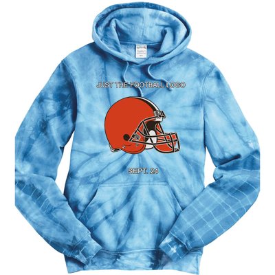 Just The Football Logo Sept 24 Tie Dye Hoodie