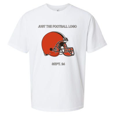 Just The Football Logo Sept 24 Sueded Cloud Jersey T-Shirt