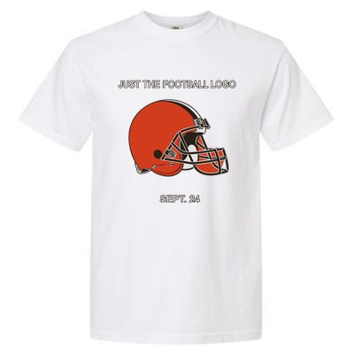 Just The Football Logo Sept 24 Garment-Dyed Heavyweight T-Shirt