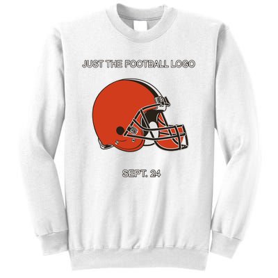 Just The Football Logo Sept 24 Sweatshirt