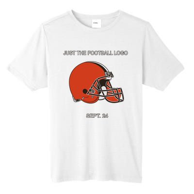 Just The Football Logo Sept 24 Tall Fusion ChromaSoft Performance T-Shirt