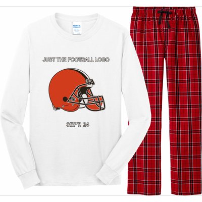 Just The Football Logo Sept 24 Long Sleeve Pajama Set