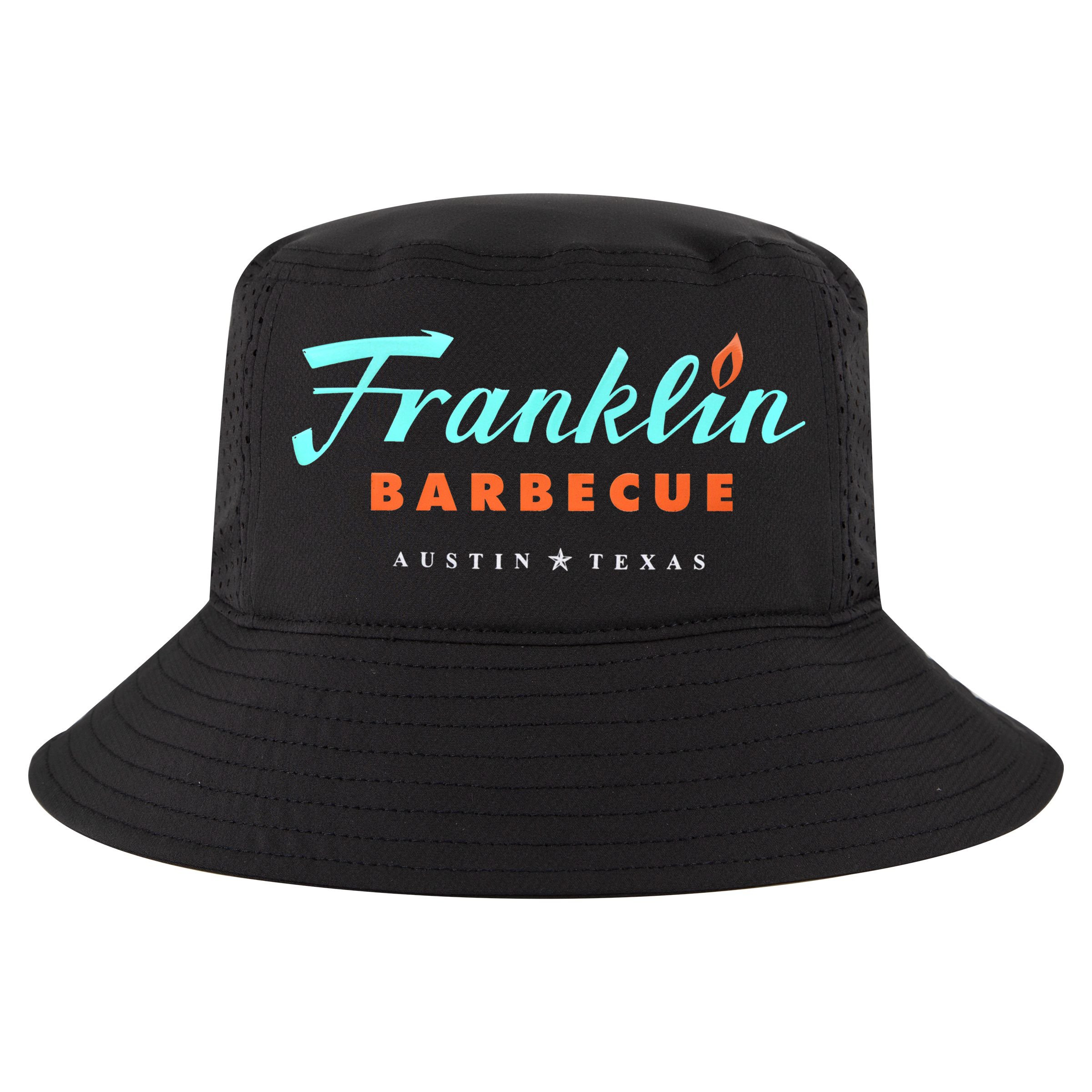 Jet Tila Franklin Barbecue Austin Texas Cool Comfort Performance Bucket Hat