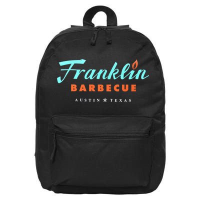 Jet Tila Franklin Barbecue Austin Texas 16 in Basic Backpack