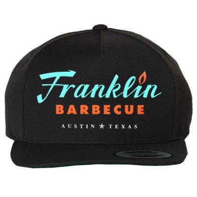 Jet Tila Franklin Barbecue Austin Texas Wool Snapback Cap