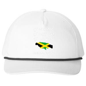 Jamaican Travel For Your Next Vacation To Jamaica Snapback Five-Panel Rope Hat