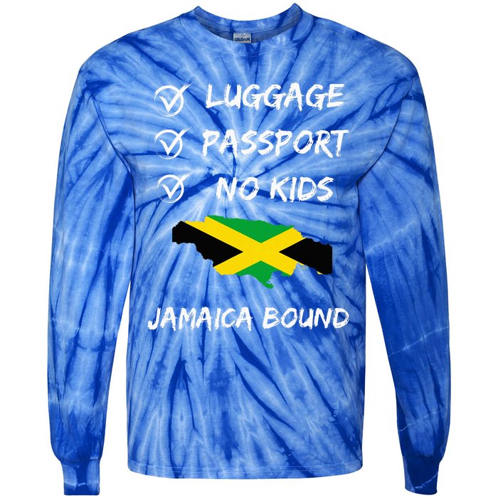 Jamaican Travel For Your Next Vacation To Jamaica Tie-Dye Long Sleeve Shirt