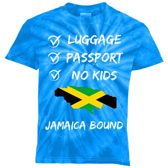 Jamaican Travel For Your Next Vacation To Jamaica Kids Tie-Dye T-Shirt