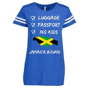 Jamaican Travel For Your Next Vacation To Jamaica Enza Ladies Jersey Football T-Shirt