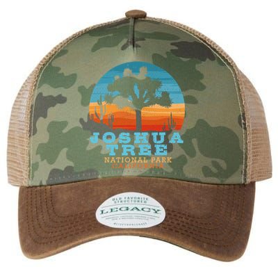 Joshua Tree Funny Gift Desert Palm Outdoor Camping Cactus Springs Cool Gift Legacy Tie Dye Trucker Hat