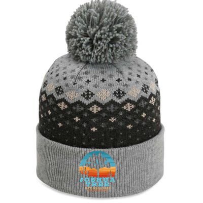 Joshua Tree Funny Gift Desert Palm Outdoor Camping Cactus Springs Cool Gift The Baniff Cuffed Pom Beanie