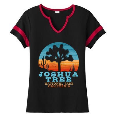 Joshua Tree Funny Gift Desert Palm Outdoor Camping Cactus Springs Cool Gift Ladies Halftime Notch Neck Tee