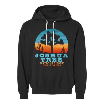Joshua Tree Funny Gift Desert Palm Outdoor Camping Cactus Springs Cool Gift Garment-Dyed Fleece Hoodie