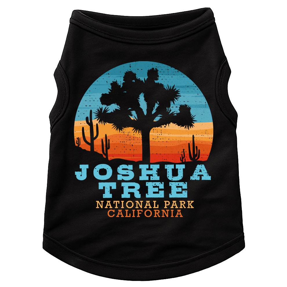 Joshua Tree Funny Gift Desert Palm Outdoor Camping Cactus Springs Cool Gift Doggie Tank