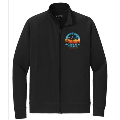 Joshua Tree Funny Gift Desert Palm Outdoor Camping Cactus Springs Cool Gift Stretch Full-Zip Cadet Jacket