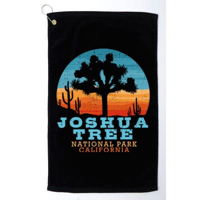 Joshua Tree Funny Gift Desert Palm Outdoor Camping Cactus Springs Cool Gift Platinum Collection Golf Towel