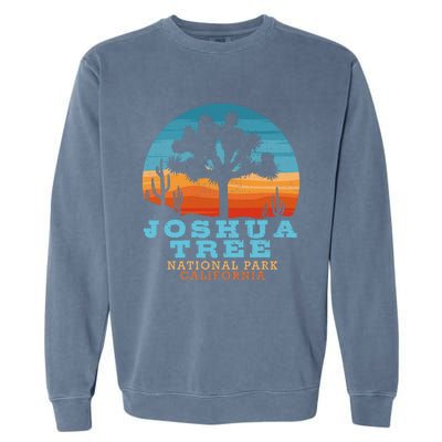 Joshua Tree Funny Gift Desert Palm Outdoor Camping Cactus Springs Cool Gift Garment-Dyed Sweatshirt